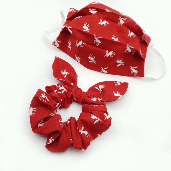 Christmas Scrunchy and Face Mask Set Face Covering - Picture 13 of 15